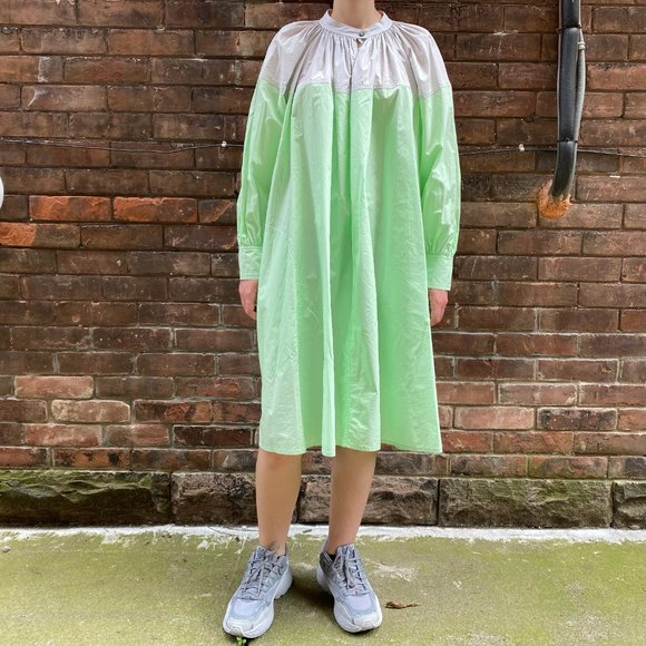 Sofie D’Hoore colourblock cotton poplin dress, size 34 - Picture 3 of 15